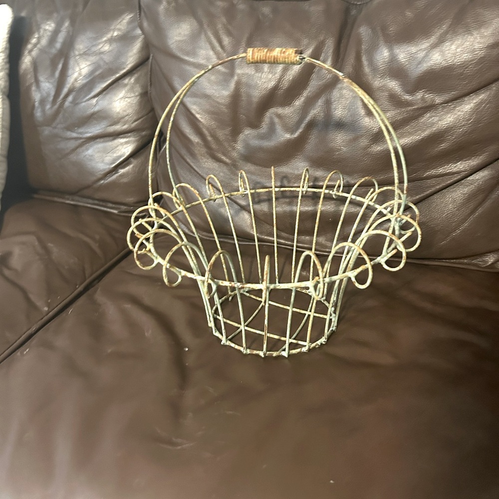 Vintage Metal Basket